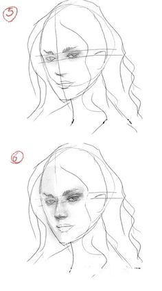 236x424 Drawing A Face In View How To Draw In Drawings - 3 4 View Portrait Drawing