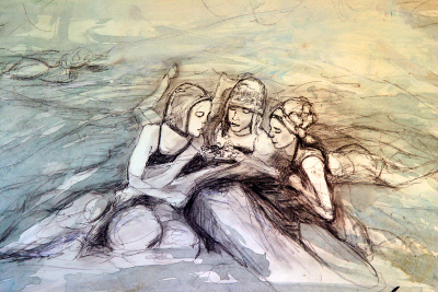 400x267 Drawings And Sketches - 3 Girls Drawing