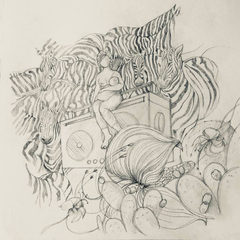 770x770 Domenica Bucalo Saatchi Art - 3 Girls Drawing