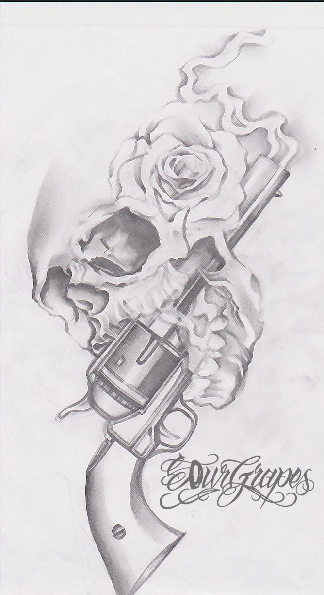 668x1225 Pictures Black Rose Flower Drawing - 3 Roses Drawing