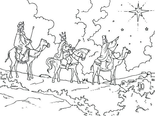 33 Wise Men Visit Jesus Coloring Pages - Loudlyeccentric