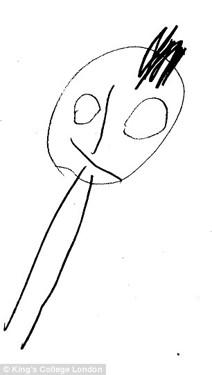 306x539 How A Child's Drawings - 3 Year Old Drawing
