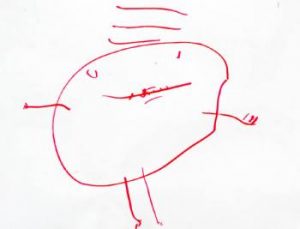 300x229 Is Your Child An Artist A Day In The Life Of A Child - 3 Year Old Drawing