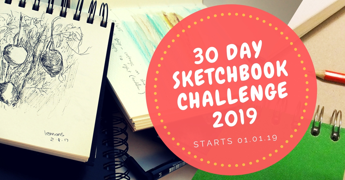 1200x628 The Day Sketchbook Challenge Is Back - 30 Drawing
