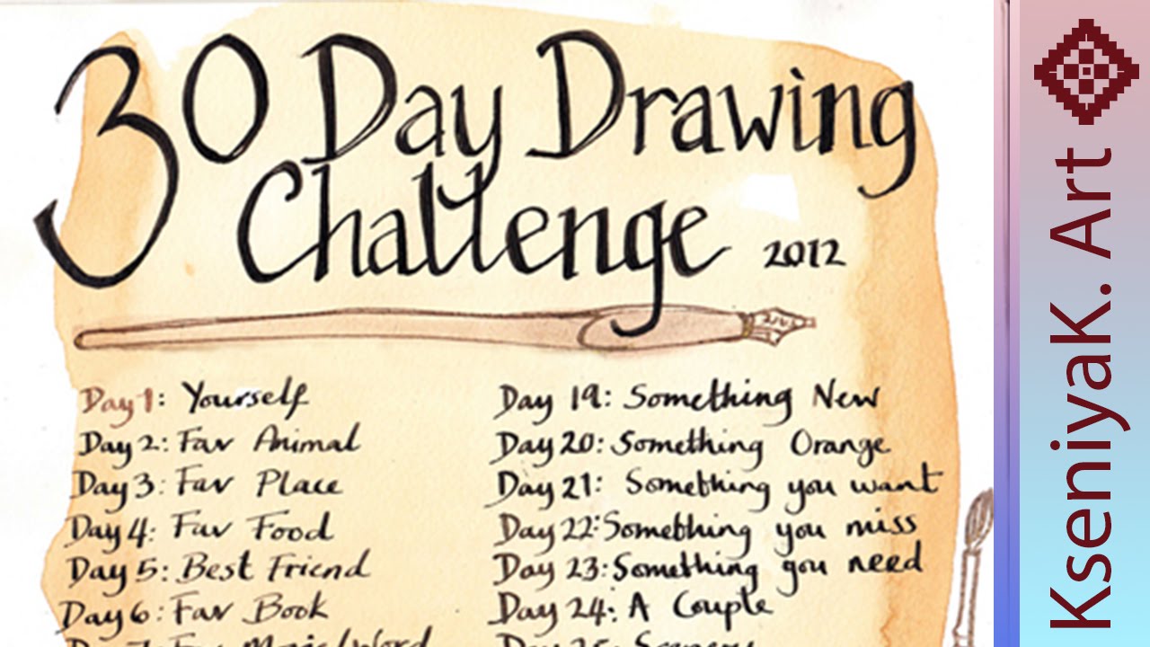 1280x720 Day Drawing Challenge - 30 Drawing