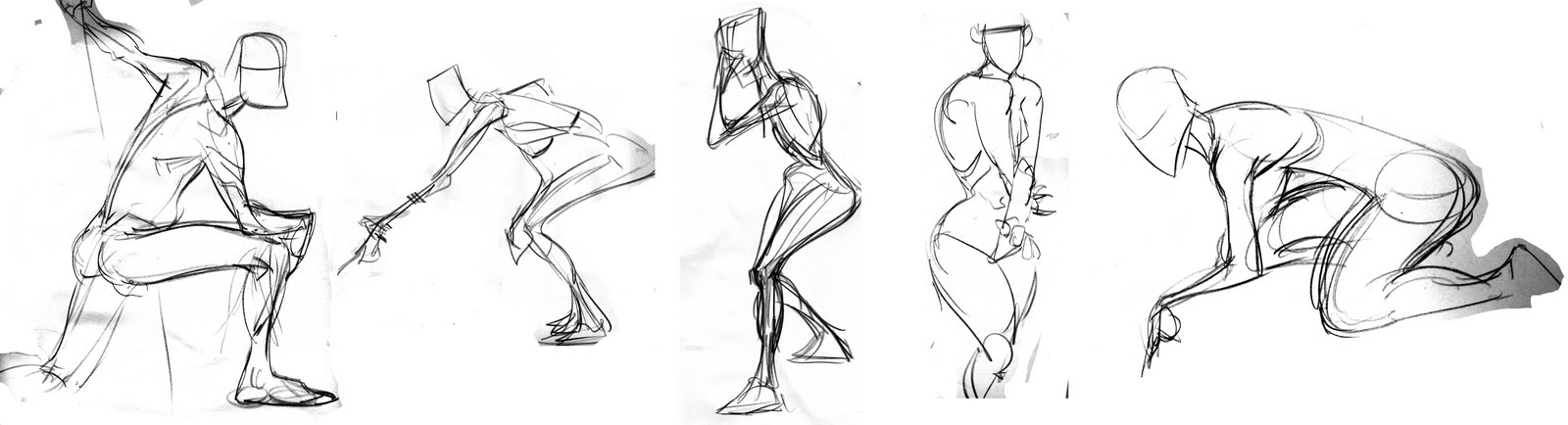 1600x434 Life Drawing Second Poses Travis' Page - 30 Second Drawing