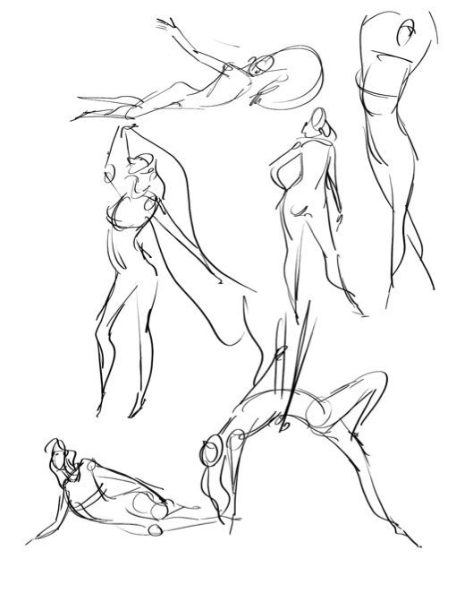 529x672 Figure Drawing On Flowvella - 30 Second Drawing