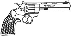 Colt python чертеж