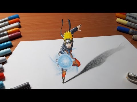 480x360 Drawing Naruto - 3d Anime Drawing