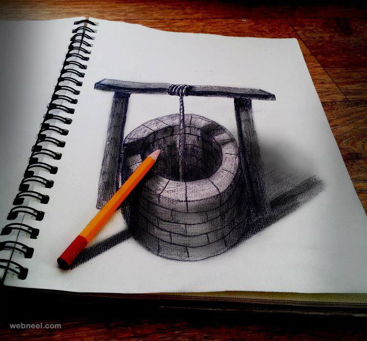 720x669 Beautiful Drawings - 3d Art Drawing