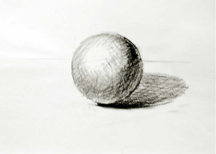 700x500 Drawing Of Ball - 3d Ball Drawing