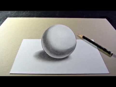 480x360 How To Draw A Ball With Pencil - 3d Ball Drawing