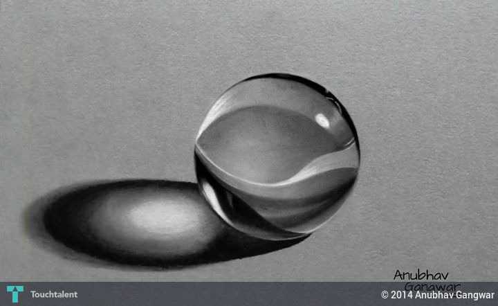 720x442 Marble Ball - 3d Ball Drawing