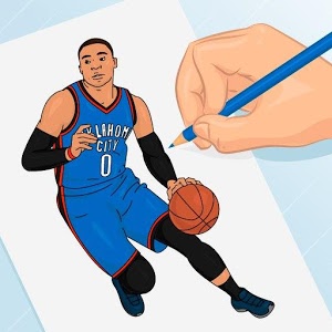 300x300 Download Drawing Basketball Football Players Apk Update - 3d Basketball Drawing