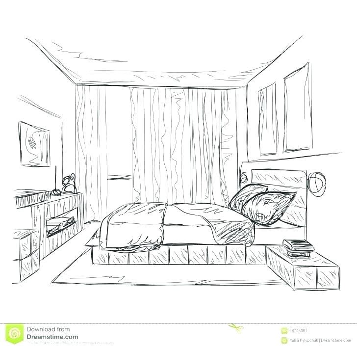 3d Bedroom Drawing at Explore