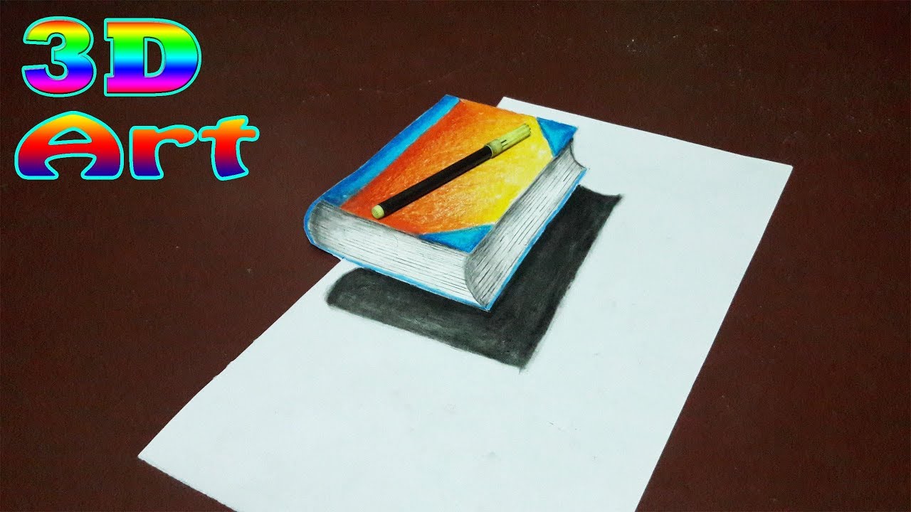 3d Book Drawing at Explore collection of 3d Book