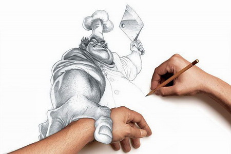 450x300 Fantasy Painting - 3d Cartoon Drawing