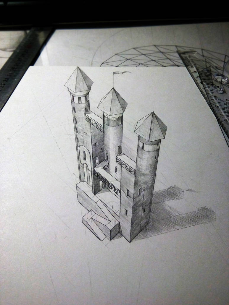 3d-castle-drawing-at-paintingvalley-explore-collection-of-3d