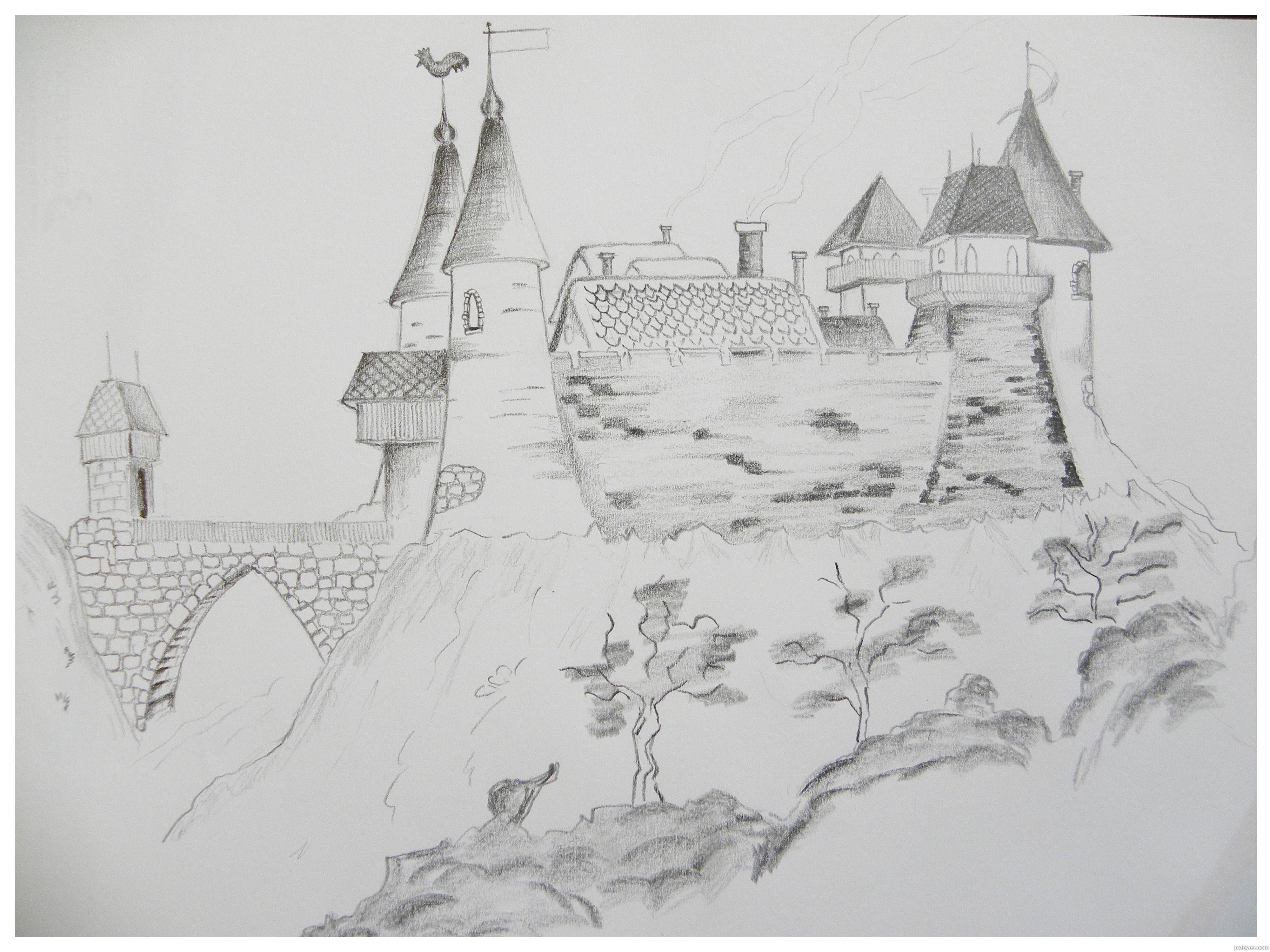 4000x3000 My Castle Picture - 3d Castle Drawing