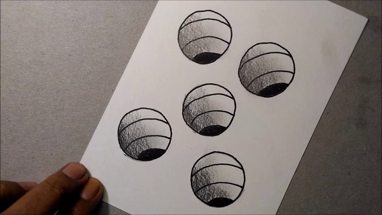 1280x720 Easy For Kids - 3d Circle Drawing