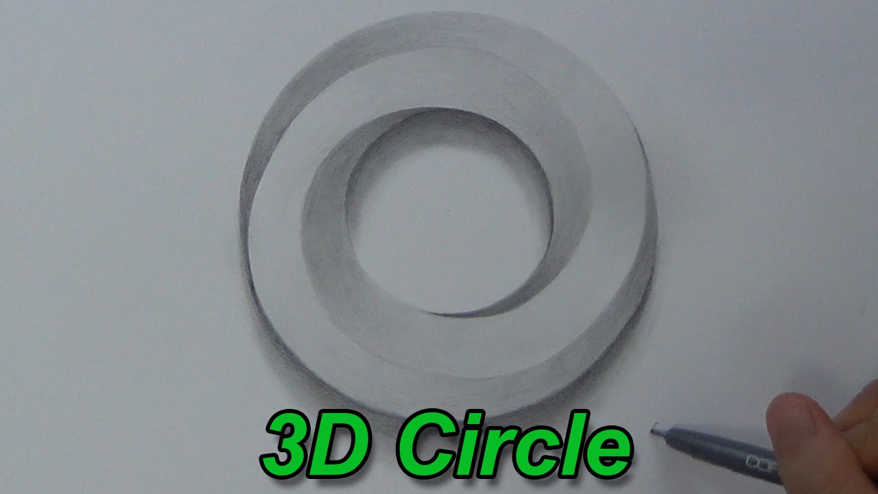 1280x720 how to draw an impossible circle - 3d Circle Drawing