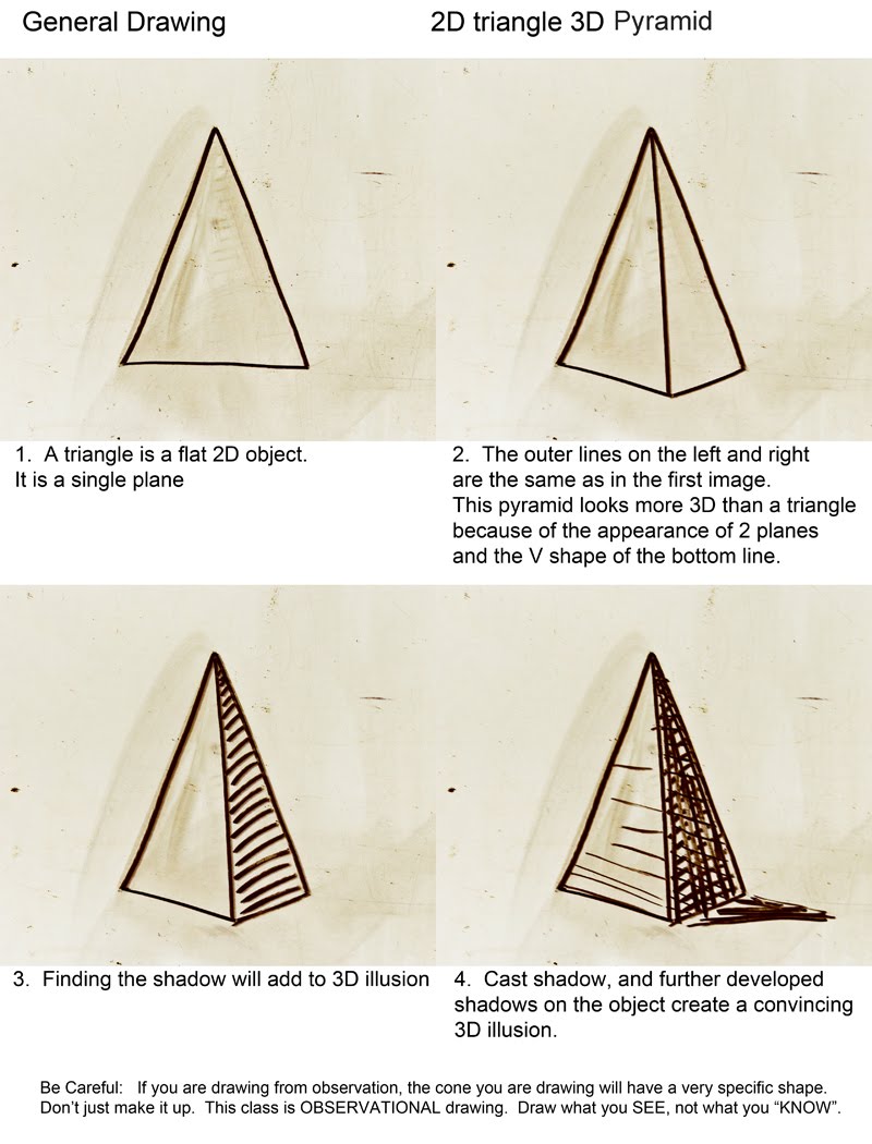 800x1050 general drawing triangle and cone pyramid - 3d Cone Drawing