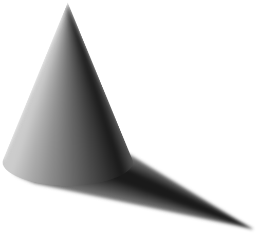 504x454 draw a realistic cube, cone or sphere - 3d Cone Drawing