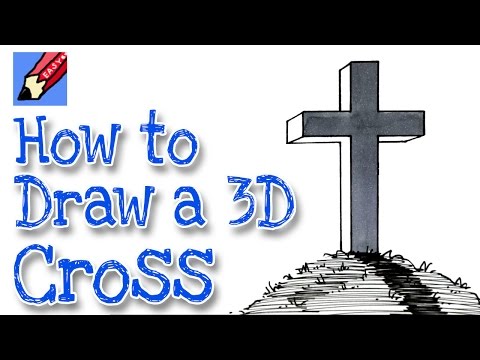 480x360 How To Draw A Cross In Shoo Rayner Author - 3d Cross Drawing