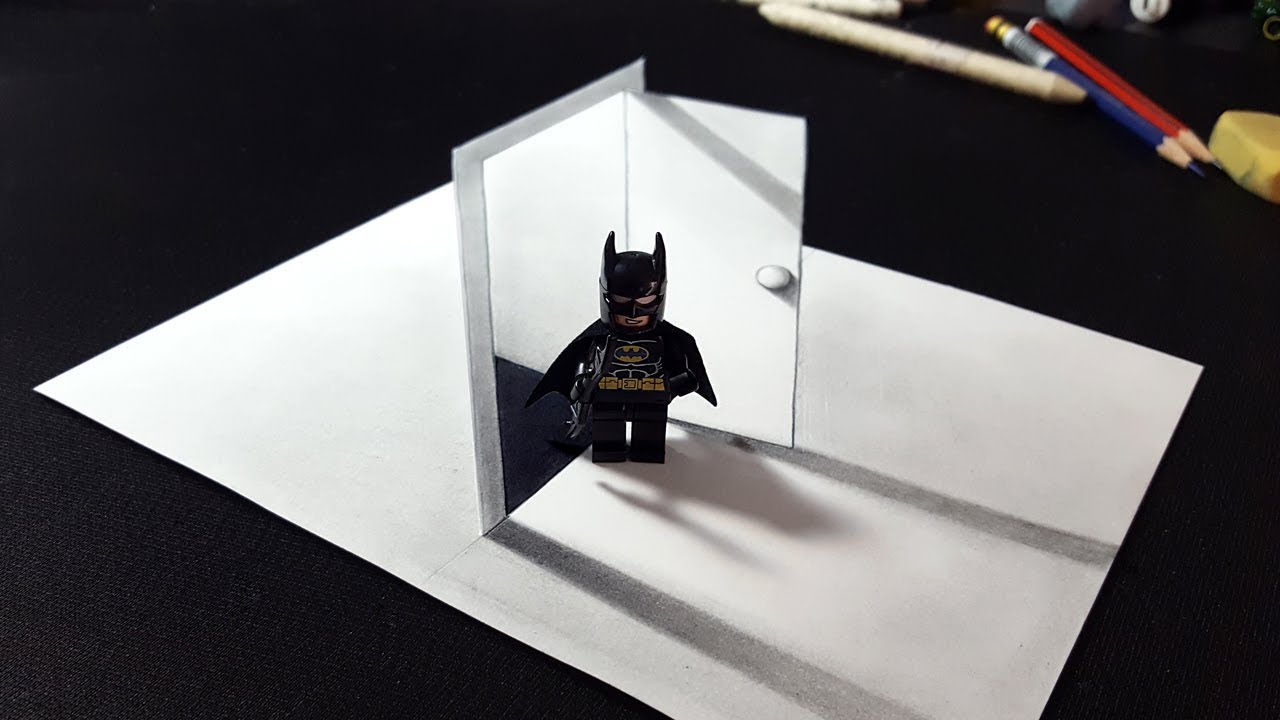 1280x720 amazing trick art - 3d Dimensional Drawing