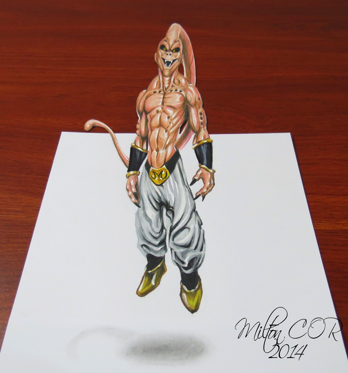 1200x1283 art, painting, drawing, tips and tutorials how to draw majin - 3d Dragon Drawing