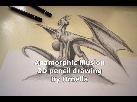 480x360 Dragon - 3d Dragon Drawing