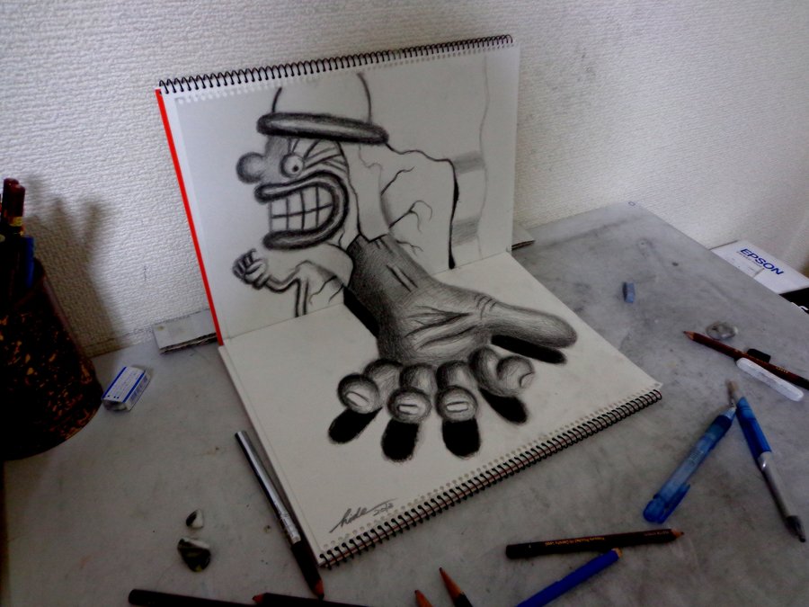 900x675 Originals For Sale Drawing Dealing Nagaihideyuki - 3d Dragon Drawing