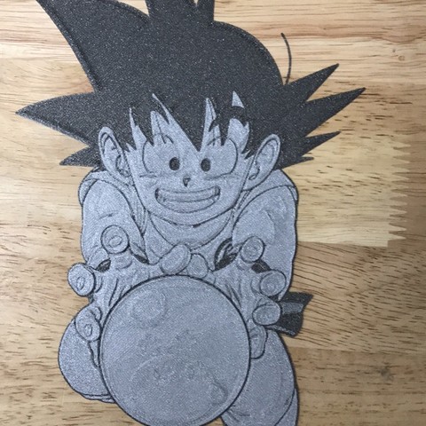 480x480 Printing Drawing Son Goku - 3d Dragon Drawing