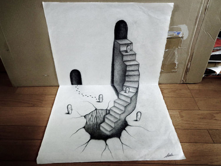 750x563 Pencil Drawings - 3d Drawing