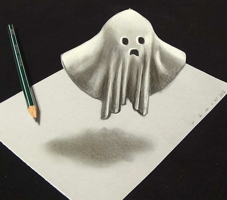 750x661 Artist Creates Drawings Inspired - 3d Drawing Drawing