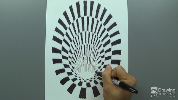 600x337 how to draw a hole optical illusion my drawing tutorials - 3d Drawing Drawing
