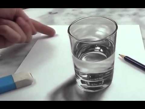 3d Drawing Glass Of Water at PaintingValley.com | Explore collection of ...