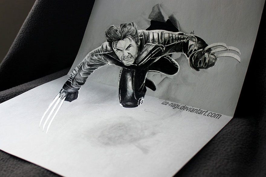 880x587 Of The Best Pencil Drawings - 3d Drawing Images