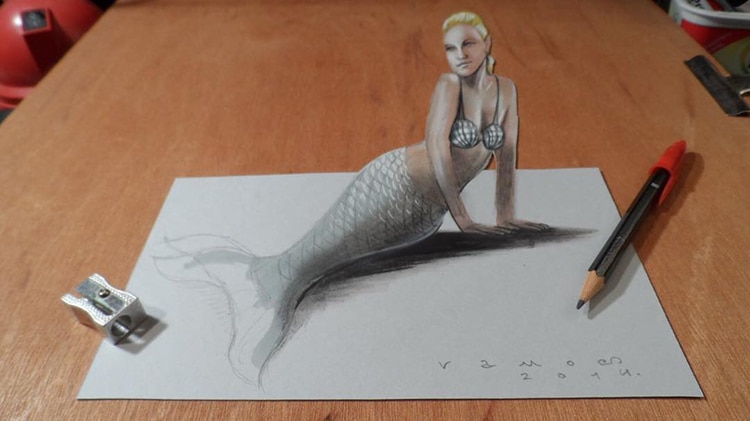 750x421 Fish - 3d Drawing Printable