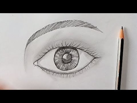 480x360 Painting How To Draw A Realistic Eye - 3d Eye Drawing