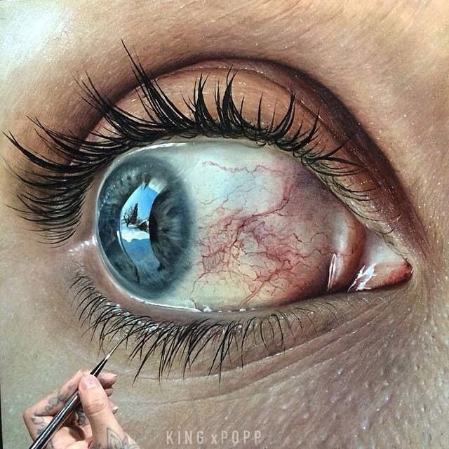 640x640 Beautiful Drawings - 3d Eye Drawing