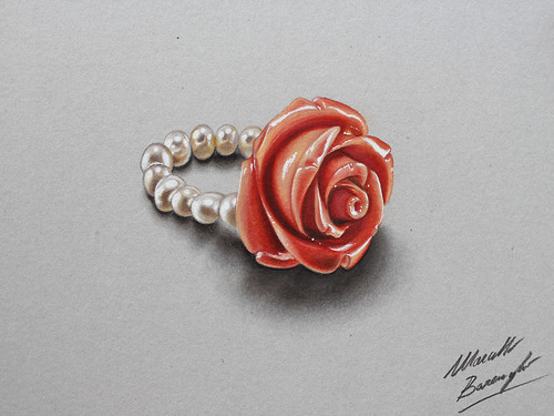 500x375 Amazing Drawings - 3d Flower Drawing