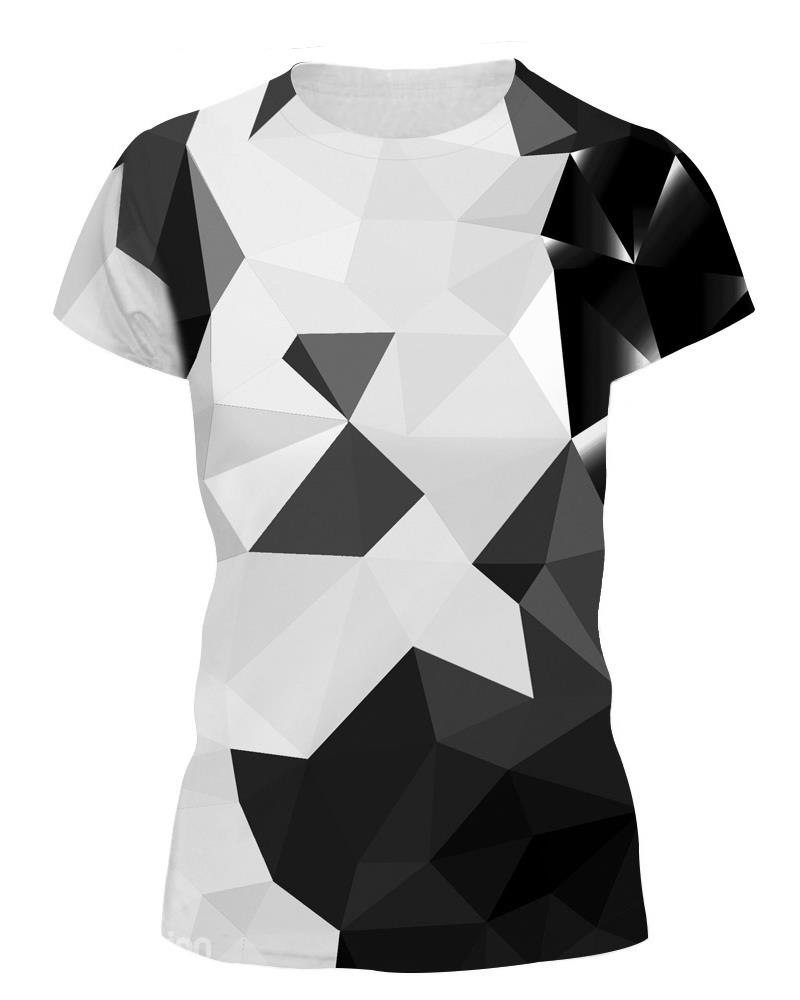 800x1000 Monochrome Geometric Drawing Painted T Shirt - 3d Geometric Drawing
