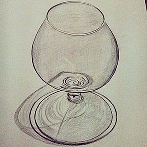 300x300 Glasses Drawings Fine Art America - 3d Glass Drawing