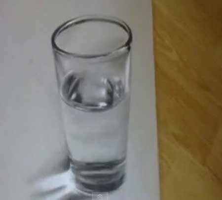 450x406 Crazy Water - 3d Glass Drawing