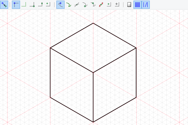 600x400 Playing With Isometric Projection In Inkscape To Make A Minecraft - 3d Grid Drawing