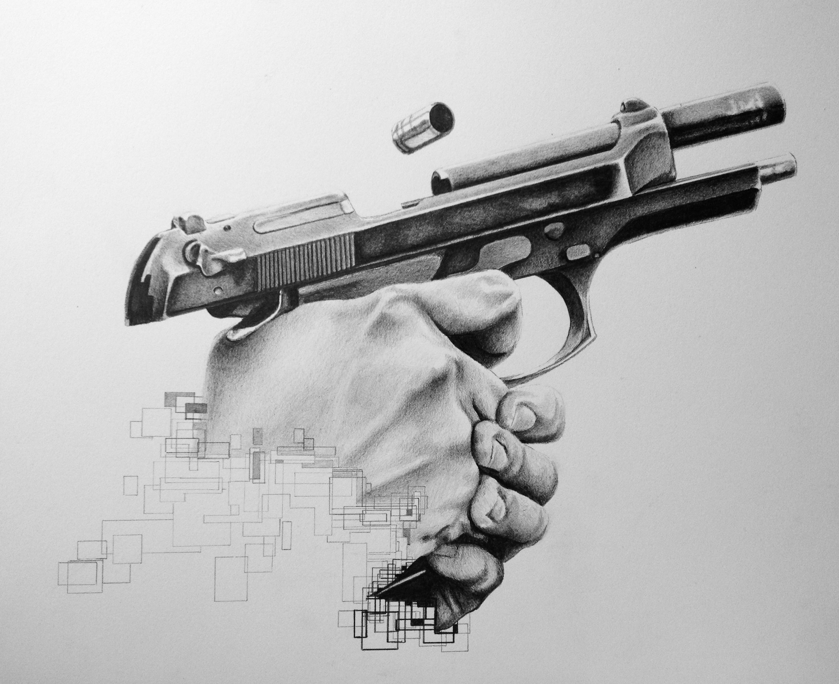 3d Gun Drawing at Explore collection of 3d Gun Drawing