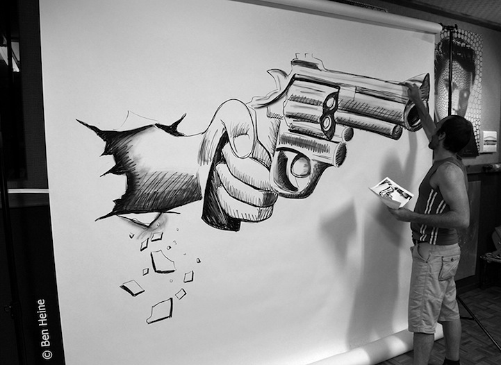 721x526 New Large Scale Drawings - 3d Gun Drawing