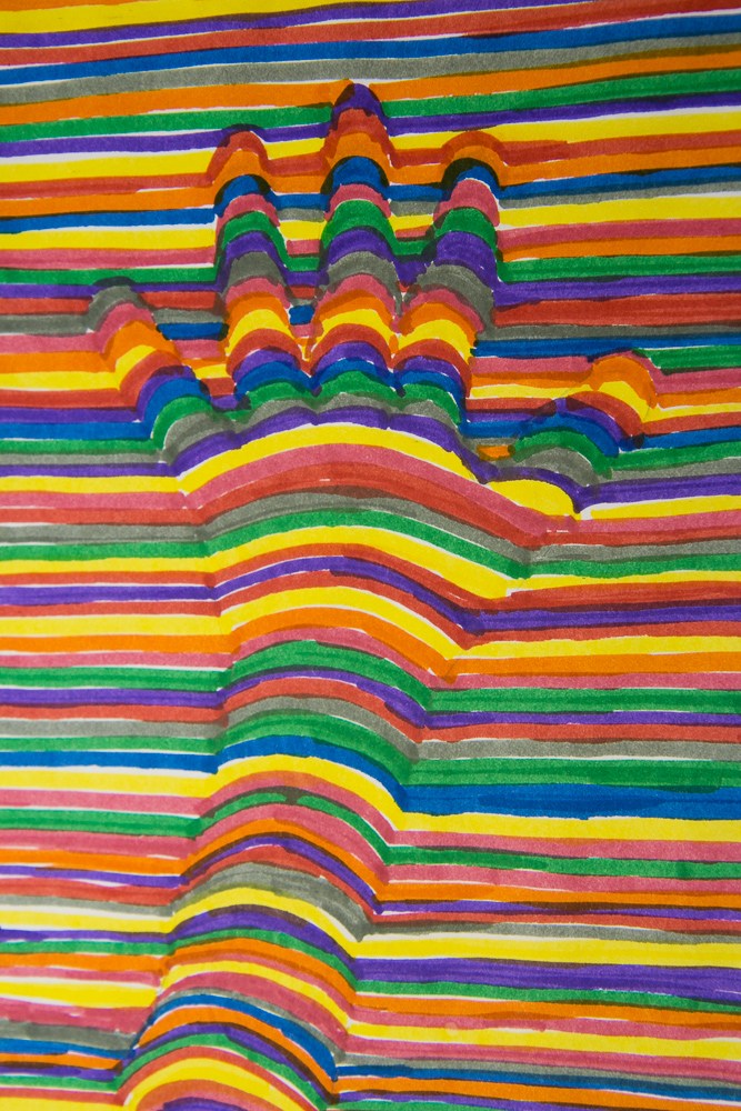 667x1000 Hand - 3d Hand Drawing