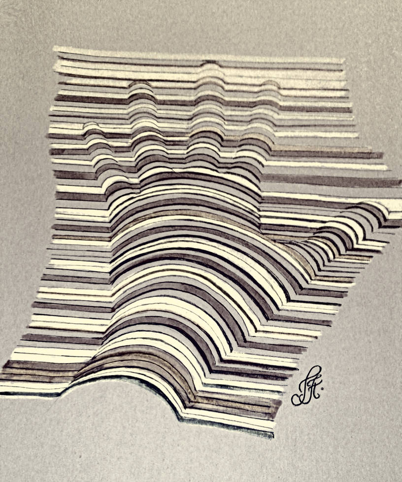 816x979 Hand Drawing - 3d Hand Drawing